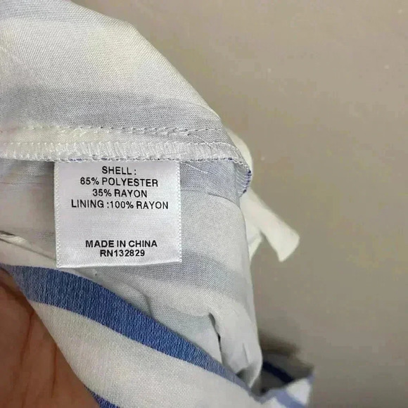 Tularosa Aimee Pant‎ Blue & White Stripe Size XL - Picture 9 of 11